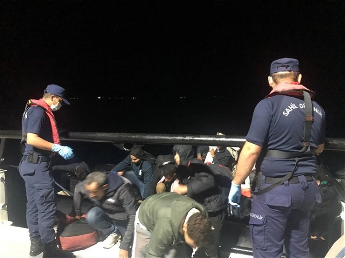 Muğla Bodrum'da 47 düzensiz göçmen yakalandı